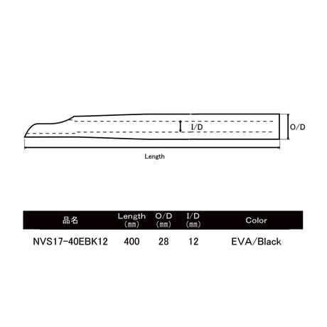 NVSS19用グリップ [NVS19-45EBK12]