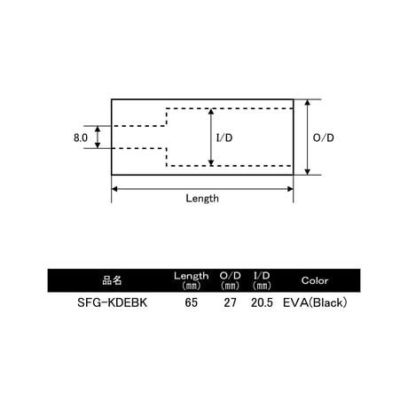 KN用フロントグリップ [SFG-KDEBK]