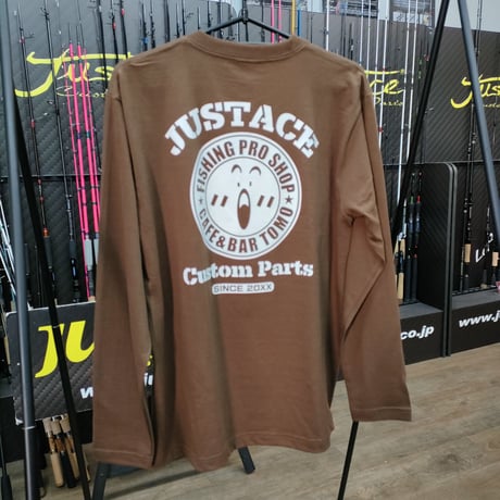 Justace ロングスリーブTシャツ（TOMOコラボ）