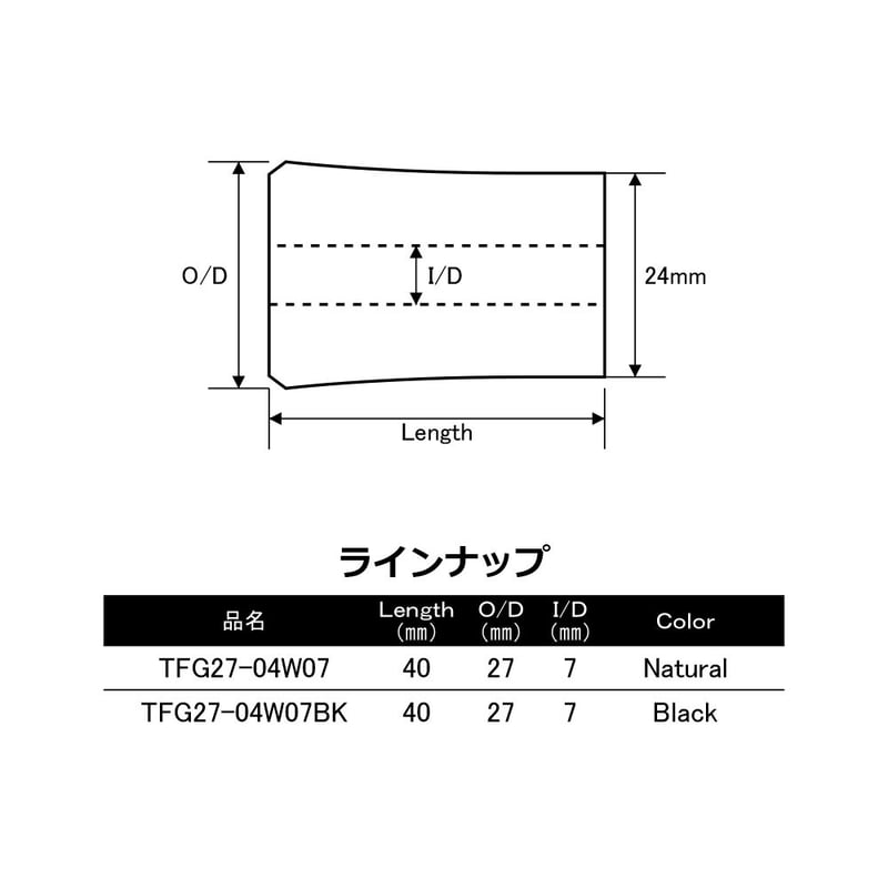 ウッドグリップ [TFG27-04W07] | FC NET.
