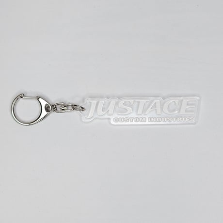 Justaceロゴ アクリルキーホルダー
