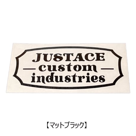 Justaceカッティングステッカー 大　[Craft Logo]