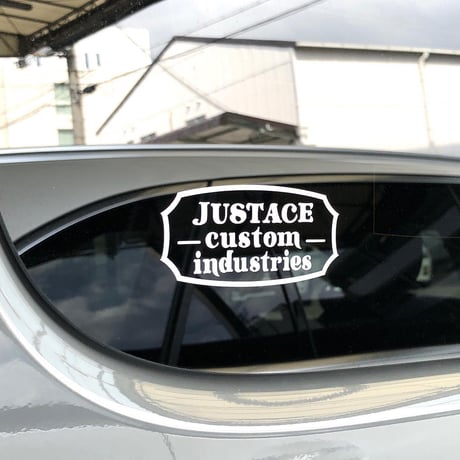 Justaceカッティングステッカー 小　[Craft Logo]