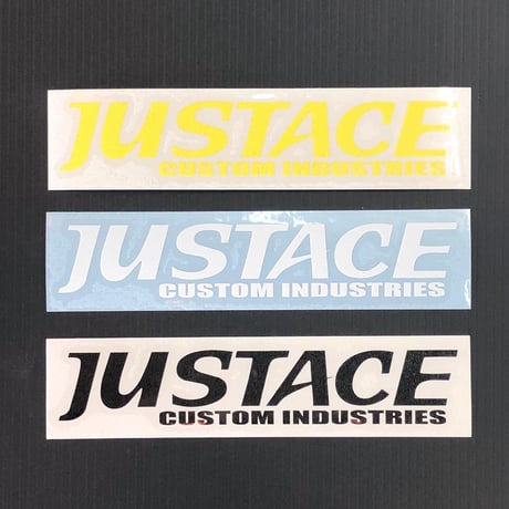 Justaceカッティングステッカー [Lサイズ]