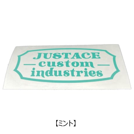 Justaceカッティングステッカー 小　[Craft Logo]