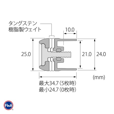 富士工業 バランサーキャップ [TWBC-21P]