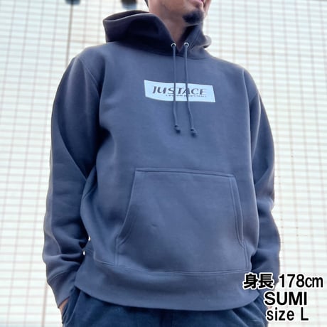 Justace 10ozプルオーバーパーカー（裏起毛）