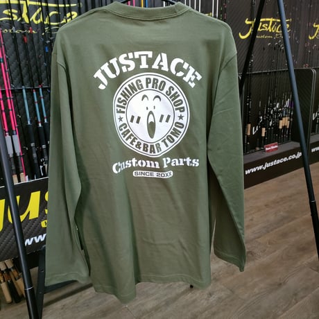 Justace ロングスリーブTシャツ（TOMOコラボ）