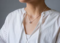Silver ハーフラウンドネックレス　40-45cm