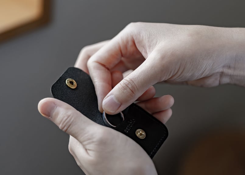 レザーリングケース 【 BLACK 】 | cerchio