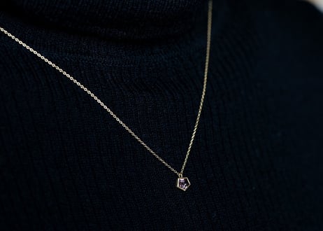 K18パープルスピネルペンダント
