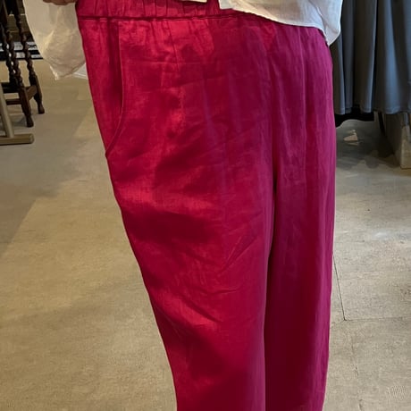 ma couleur リネンパンツ