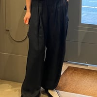 インサイドアウトチェック柄ワイドパンツ