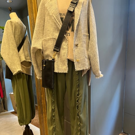 Anna Kerryフロントフリルパンツ