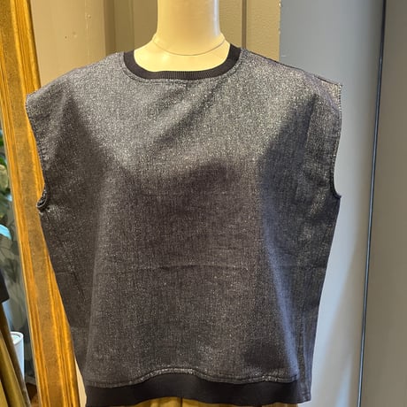 Maglia plus ラメトップス