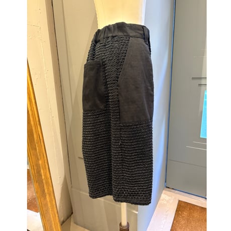 パンチングツィルバイオウォッシングハーフパンツ