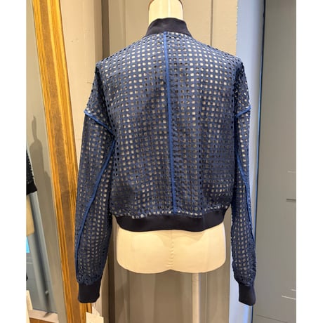 パンチングショート丈ブルゾン