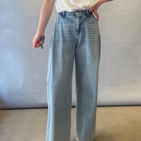 PASSIONE タックデニムパンツ