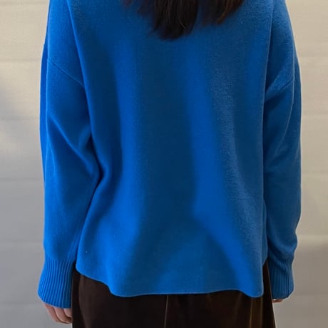 huitieme nid ボートネックウールニット