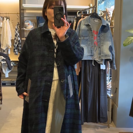 WYTE ループニードルリバーシブルコート