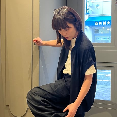 インサイドアウトチェック柄ワイドパンツ