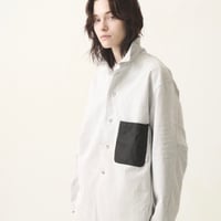 シャンブレイデニムカバーオールジャケット