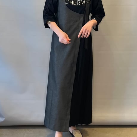 MARECHAL TERRE サイドプリーツジャンパースカート