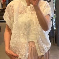 MARECHAL TERRE レース×メッシュブルゾン