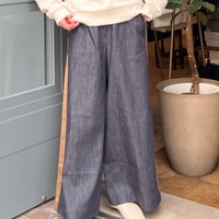 Arnev サイドラインデニムパンツ