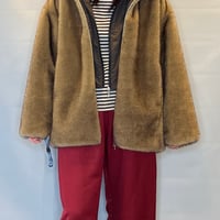 CAPE HORN FLACO ファー&フードブルゾン