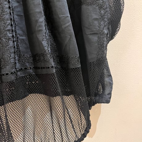 MARECHAL TERRE レース×メッシュブルゾン
