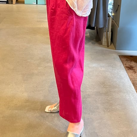 ma couleur リネンパンツ