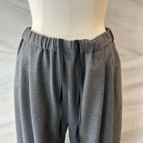 MAXOU 起毛２WAYストレッチチェックストレートパンツご予約金
