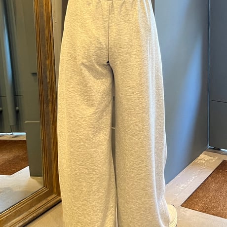 インポート スウェットワイドタックパンツ