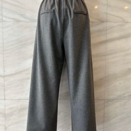 MAXOU 起毛２WAYストレッチチェックストレートパンツご予約金