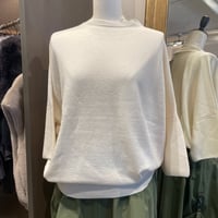 Maglia Plus ホールガーメント七分袖ニット
