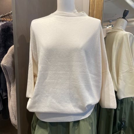 Maglia Plus ホールガーメント七分袖ニット