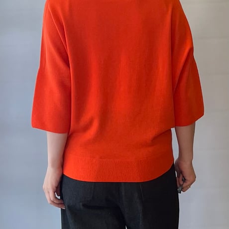 Maglia Plus ホールガーメント七分袖ニット