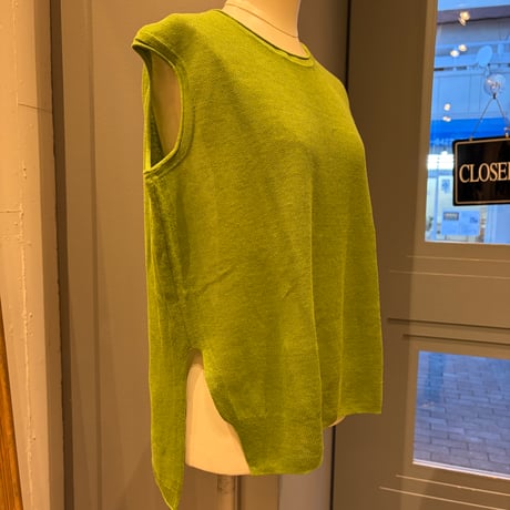 C.T.plage リネンノースリーブニット