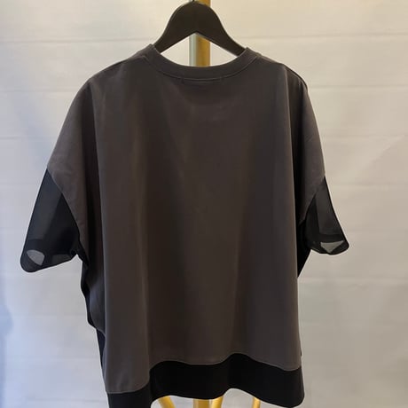 QTUME お袖切替えTシャツ