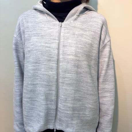 MAXOU 針抜きクォーターニットフードパーカーご予約金