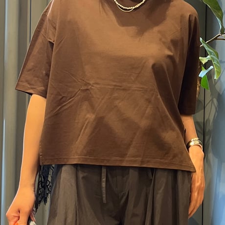 tricot tricot レースドッキングTシャツ