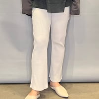 habille　セミフレアリブパンツ