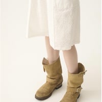 パンチングツィルバイオウォッシングハーフパンツ