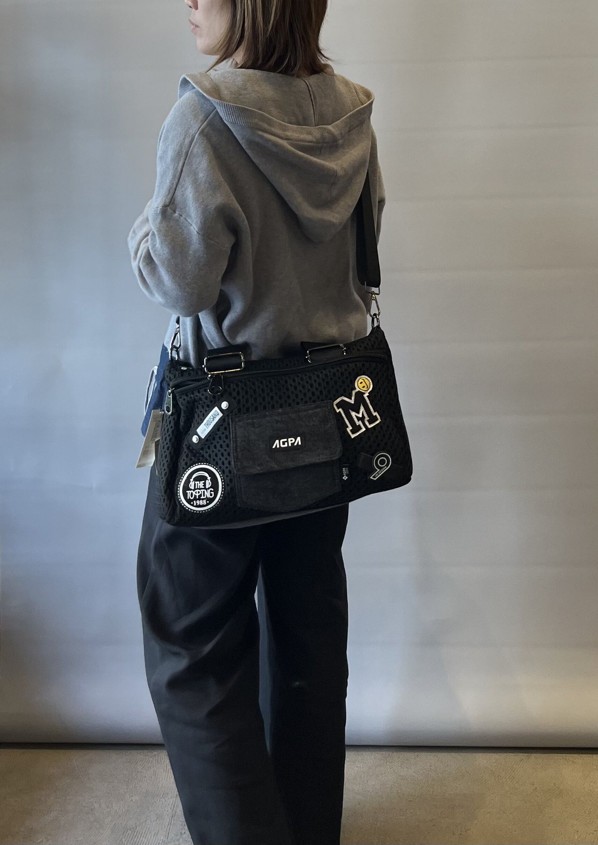 MSGM⭐︎ワッペン付きショルダーバッグ⭐︎2WAY MSGM⭐︎ワッペン付きショルダーバッグ⭐︎2WAY