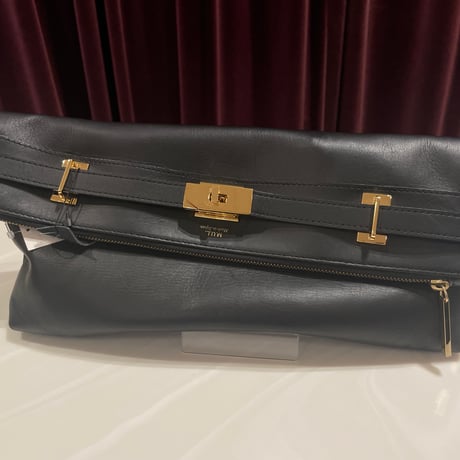 M.U.L. キャンディクラッチ　ダークネイビーレザー M.U.L. キャンディクラッチ ダークネイビーレザー M.U.L.