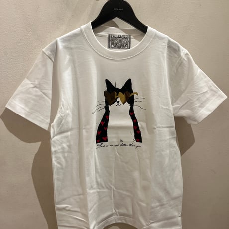 DOSDIOSAS ねこプリントTシャツ