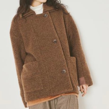 MAXOU ナッピングウールボアコートご予約金