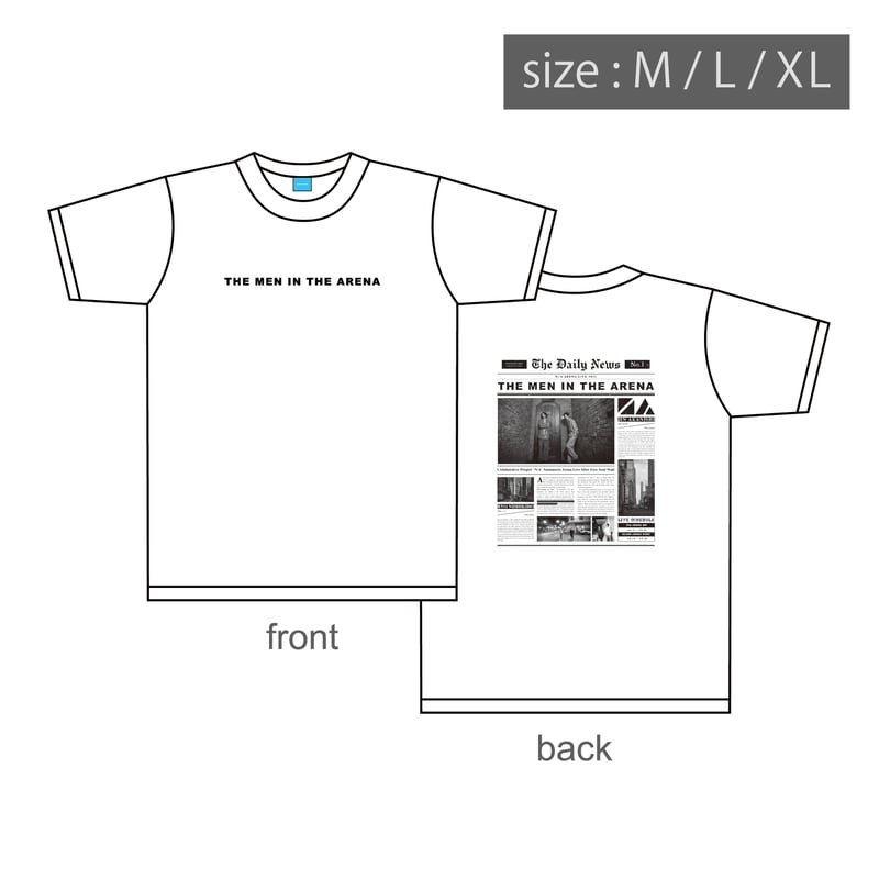 ライブTシャツ／THE MEN IN THE ARENA | N/A OFFICIAL STORE