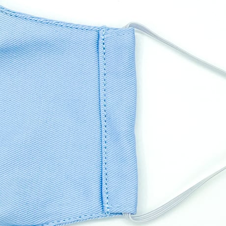 【大人サイズ】ダブルクレンゼ　めがね専用　曇りにくい抗菌抗ウィルス機能洗える布立体マスク  勿忘草色